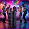 Портативная Bluetooth колонка 2х4" с RGB подсветкой и поддержкой TWS ZQS2401 10W