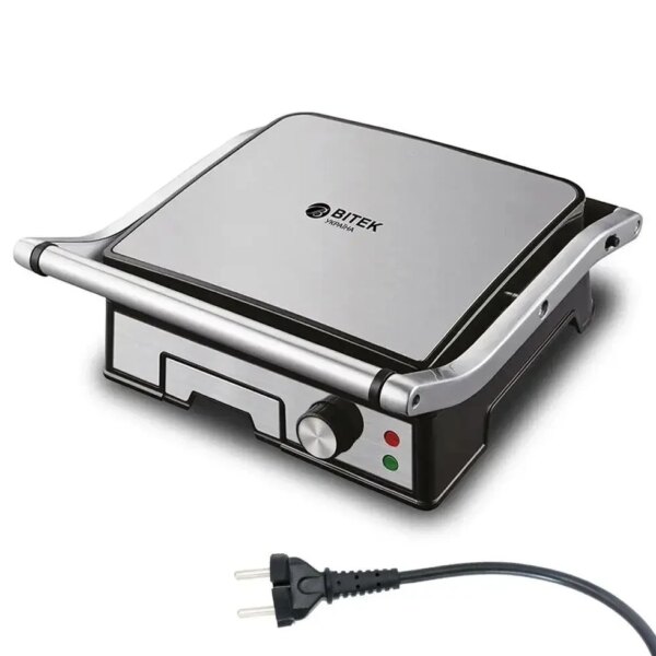 Электрический контактный гриль 3000Вт, BBQ BITEK BT-2687 / Прижимной электрогриль с регулировкой температуры