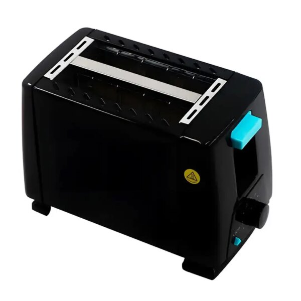 Электрический горизонтальный тостер для хлеба на 2 тоста и 1000 Вт BITEK BT-263 Черный