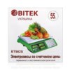 Весы электронные торговые 55кг 4В металлические кнопки BITEK YZ-982S 5шт 9446