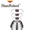 Набор кастрюль Haus Roland HR168-1, 3 шт из нержавеющей стали 1,9/3,6/6,5 л, со складными ручками. Серебристый (HR168-1)