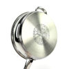 Набор посуды Haus Roland HR150-1, 12 предметов из нержавеющей стали: кастрюли 2,7/3,6/6,1 л, ковш 1,9 л, сковорода 2,9 л, чайник (