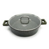 Набор посуды UAKEEN VK-6, 12 предметов из литого алюминия. Зелёный (VK-6 green)