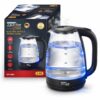 Стеклянный электрочайник с LED подсветкой Zepline ZP-991 (2.0 л, 2200 Вт) - Прозрачный чайник с автоотключением
