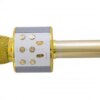 УЦЕНКА! Микрофон караоке WSTER ART: WS-858 Bluetooth USB AUX FM GOLD (Ржавчина на корпусе 2385)