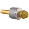 УЦЕНКА! Микрофон караоке WSTER ART: WS-858 Bluetooth USB AUX FM GOLD (Ржавчина на корпусе 2385)