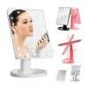 УЦЕНКА! Зеркало настольное с подсветкой LED - бренд Large Led Mirror (Плохая упаковка, повреждение на зеркале 3225)