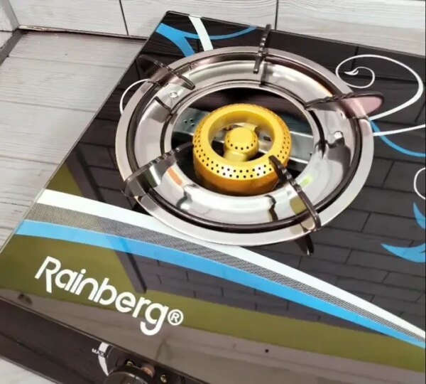 УЦЕНКА! Плита Rainberg RB-2231 газовая плита настольная плита на 2 конфорки туристическая плита (Повреждение корпуса 3544)