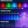 УЦЕНКА! Настольная аккумуляторная лампа с пультом 22см ночник Роза RGB Crystal Rose.(Плохая упаковка, трещина на корпусе 3274)