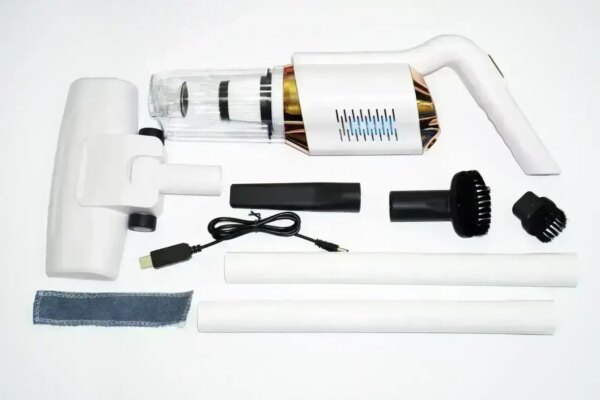 УЦЕНКА! Аккумуляторный пылесос без мешка Vacuum Cleaner 2000mAh 120 Вт (Плохая упаковка 3539)
