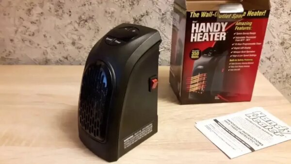 УЦЕНКА! Мини обогреватель 400W Handy Heater с пультом (Нет упаковки 3192)