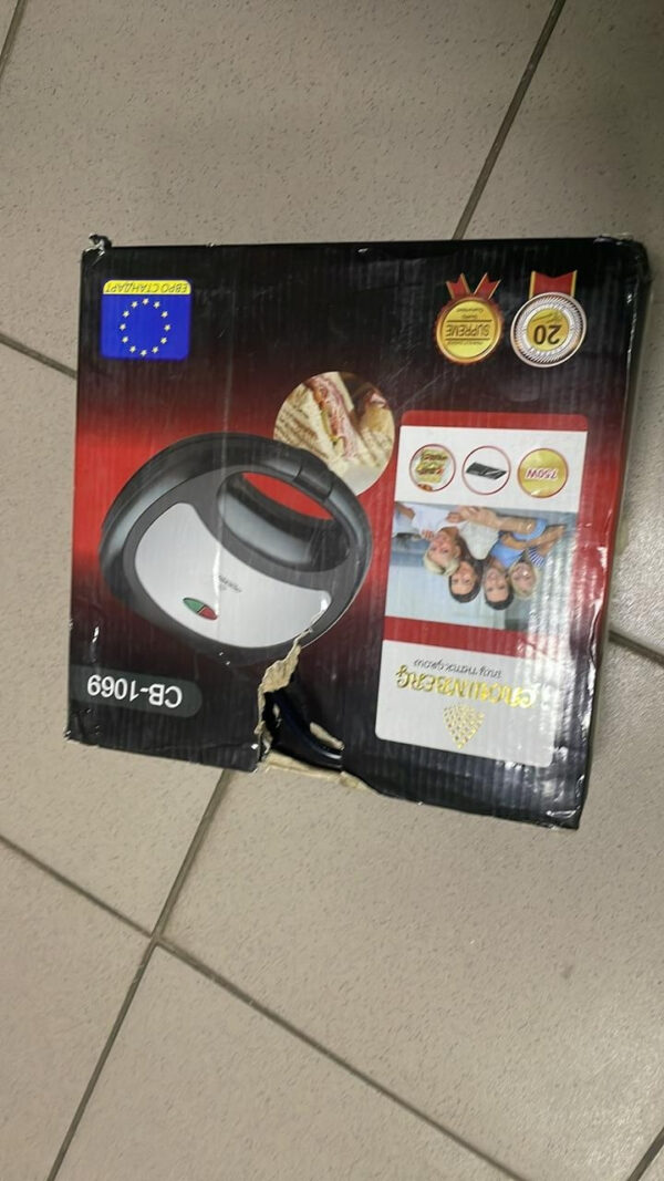 УЦЕНКА! Сендвичница гриль бутербродница вафельница Crownberg CB-1069 (Плохая упаковка 3206)