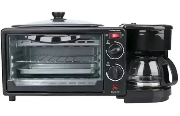 УЦЕНКА! Электрическая печь + кофеварка + гриль 3в1 Zepline ZP-116 на 12 л 1250Вт (Плохая упаковка, Нет заварника 3217)