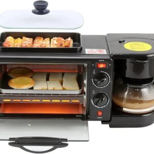 УЦЕНКА! Электрическая печь + кофеварка + гриль 3в1 Zepline ZP-116 на 12 л 1250Вт (Плохая упаковка, Нет заварника 3217)