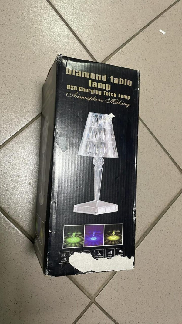 УЦЕНКА! Декоративный LED светильник ночник Diamond light Бриллиант (Плохая упаковка 3234)