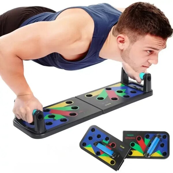 УЦЕНКА! Доска для отжиманий 14 в 1 Foldable push up board, упоры для отжиманий (Надбит корпус 3271)