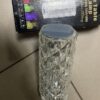 УЦЕНКА! Настольная аккумуляторная лампа с пультом 22см ночник Роза RGB Crystal Rose.(Плохая упаковка, трещина на корпусе 3274)