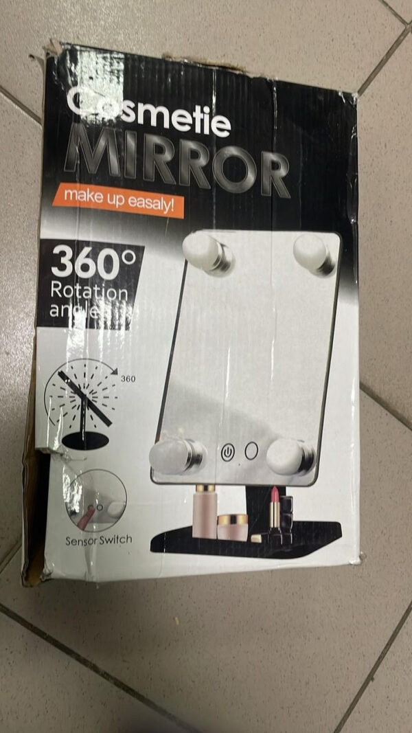 УЦЕНКА! Зеркало настольное с подсветкой LED - бренд Large Led Mirror (Плохая упаковка 3298)