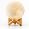 УЦЕНКА! Светильник-ночник 3D слой Луна Moon Lamp на деревянной подставке 15 см (Плохая упаковка 3301)