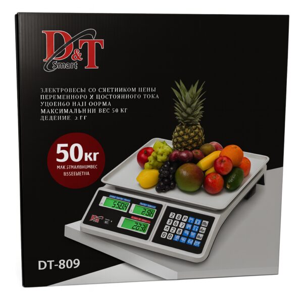 УЦЕНКА! Весы торговые электронные Smart DT-809 нагрузка до 50 кг (Плохая упаковка 3409)