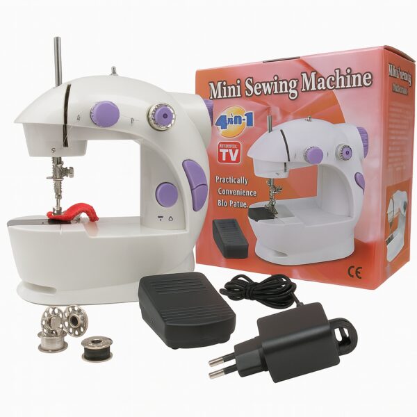 УЦЕНКА! Швейная мини машинка 4 в 1 Mini Sewing Machine SM201 (Плохая упаковка 2789)