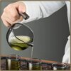 Стеклянный чайник-заварник 300мл с магнитным клапаном и деревянной подставкой H1208