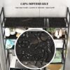 Компактный стеллаж над унитазом / Современный органайзер для ванной комнаты 160х81х25 см