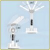 Настольная LED лампа с вентилятором, ЖК-дисплеем и 4 световыми панелями KRX-1011