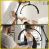 Напольная LED лампа полумесяц 2500Lm с колесами и регулировкой высоты 31W F-700D