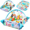 Игровой коврик LEAN Toys 5в1 с шариками в подарок / Развивающий коврик для детей X-647