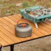 Складной туристический прямоугольный стол 95х55х50 см с чехлом Коричневый