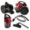 Контейнерный пылесос 4000Вт, VOLYX GD-1605, Красный / Мощный циклонный пылесос для сухой уборки