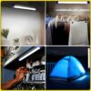 Аккумуляторная светодиодная LED лампа с магнитным креплением 52 см T550 Портативная USB лампа