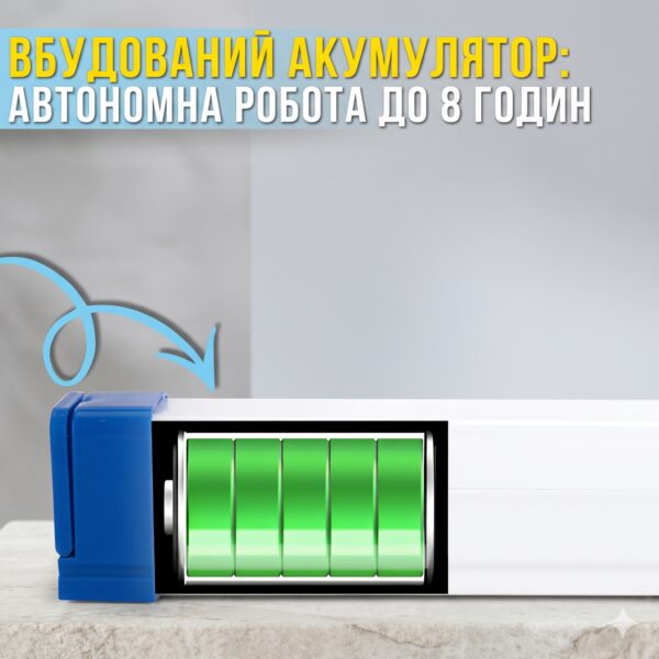 Аккумуляторная светодиодная LED лампа с магнитным креплением 52 см T550 Портативная USB лампа