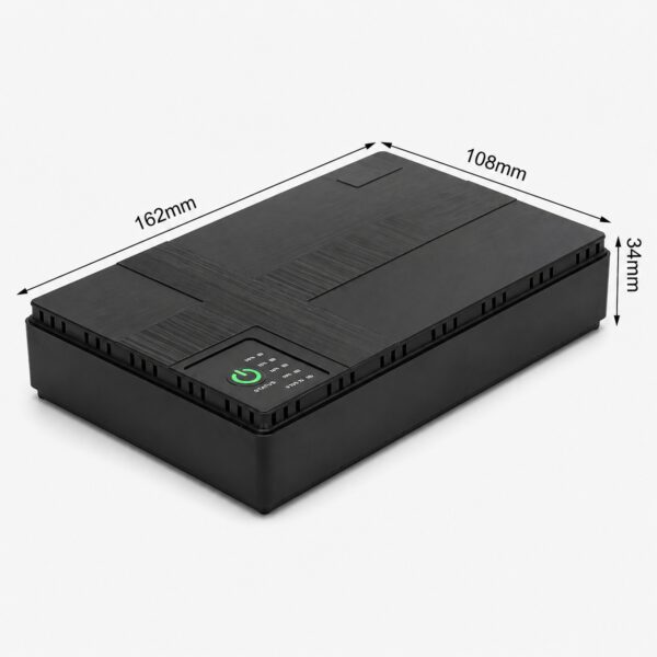 Портативный источник бесперебойного питания для роутера на 10400mAh DC1018P UPS для роутера WiFi