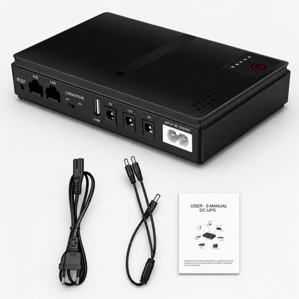 Портативный источник бесперебойного питания для роутера на 10400mAh DC1018P UPS для роутера WiFi