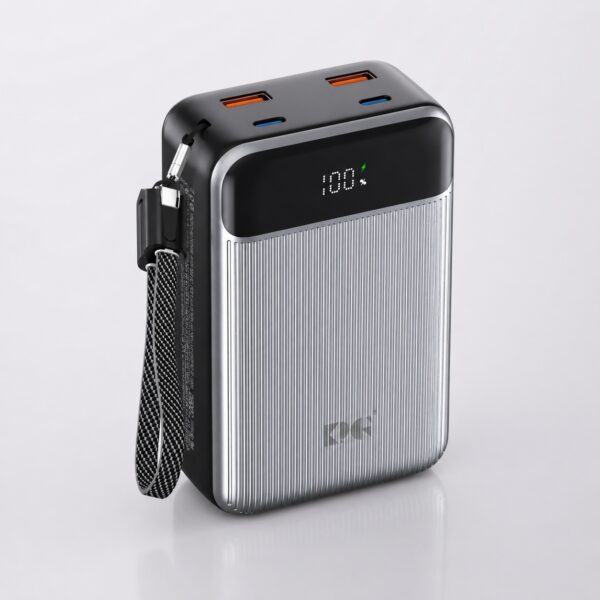 Павербанк King Power PD-65 30000 мАч 65W с быстрой зарядкой для смартфона, планшета и ноутбука