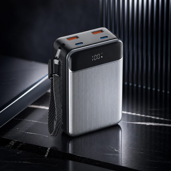 Павербанк King Power PD-65 30000 мАч 65W с быстрой зарядкой для смартфона, планшета и ноутбука