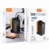 Повербанк TUGII Y365 30000 mAh 65W черный с 2 USB, 2 Type-C и ремешком для телефона и ноутбука