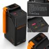 Повербанк TUGII Y365 30000 mAh 65W черный с 2 USB, 2 Type-C и ремешком для телефона и ноутбука