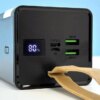 Портативное зарядное устройство 50000мАг с цифровым дисплеем и фонариком TUGII-Y55 22.5W