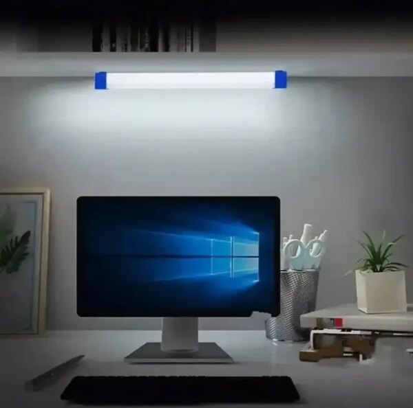 Аккумуляторная светодиодная LED лампа с магнитным креплением 70 см T550 Портативная USB лампа