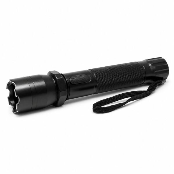 Ручной аккумуляторный LED-фонарик BAILONG BL-1102 с отпугивателем собак, 180 лм, зарядка от сети и авто, черный