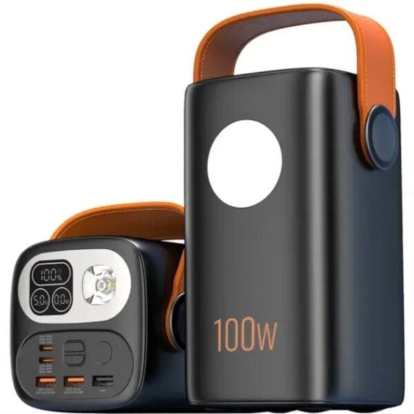 Внешний аккумулятор Power Bank 60000mAh 100W King Power KPG-60000 быстрая зарядка для ноутбуков