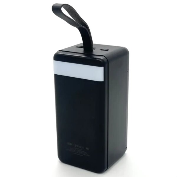 Портативное зарядное устройство Power Bank с фонариком King Power PD-808000 mAh 3USB Type-C Lightning Черное
