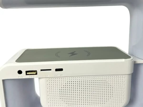 Настольный смарт светильник ночник G-Smart G6 Лампа-ночник с часами Bluetooth-колонкой и беспроводной зарядкой