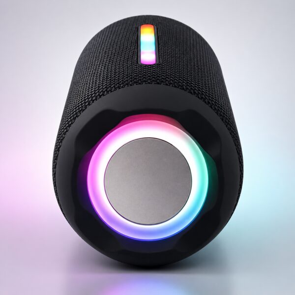Портативная Bluetooth колонка JC-500 10 Вт с RGB LED подсветкой, аккумуляторная беспроводная мини-колонка