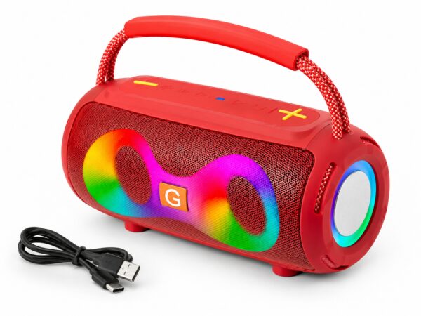 Минидинамик Bluetooth LED ET-311 с подсветкой, портативная беспроводная колонка