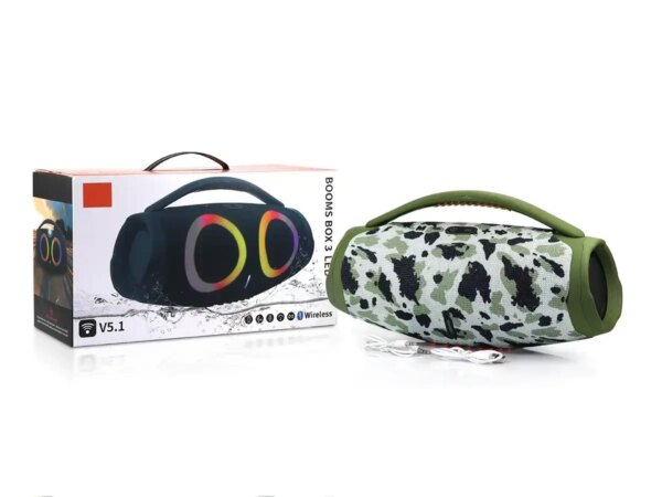Минидинамик Bluetooth RGB B21 с подсветкой, портативная беспроводная колонка