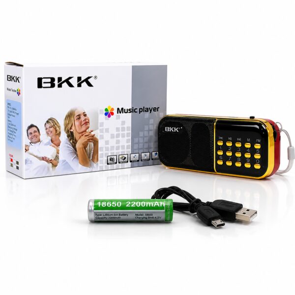 Портативный радиоприемник MP3/FM с USB, B837 / Мини-радио с питанием от аккумулятора